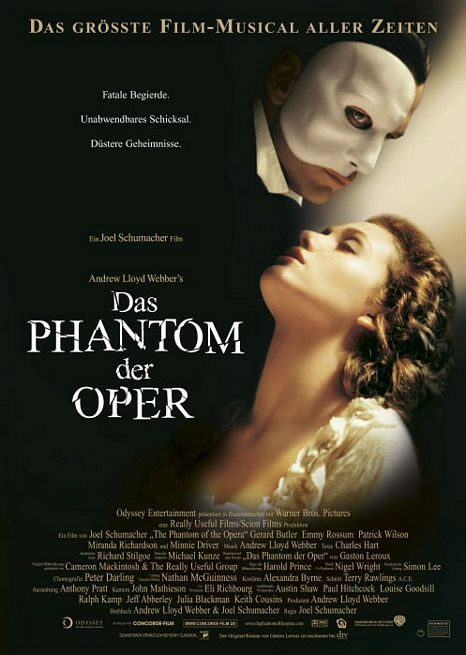 phantom of the opera movie run time